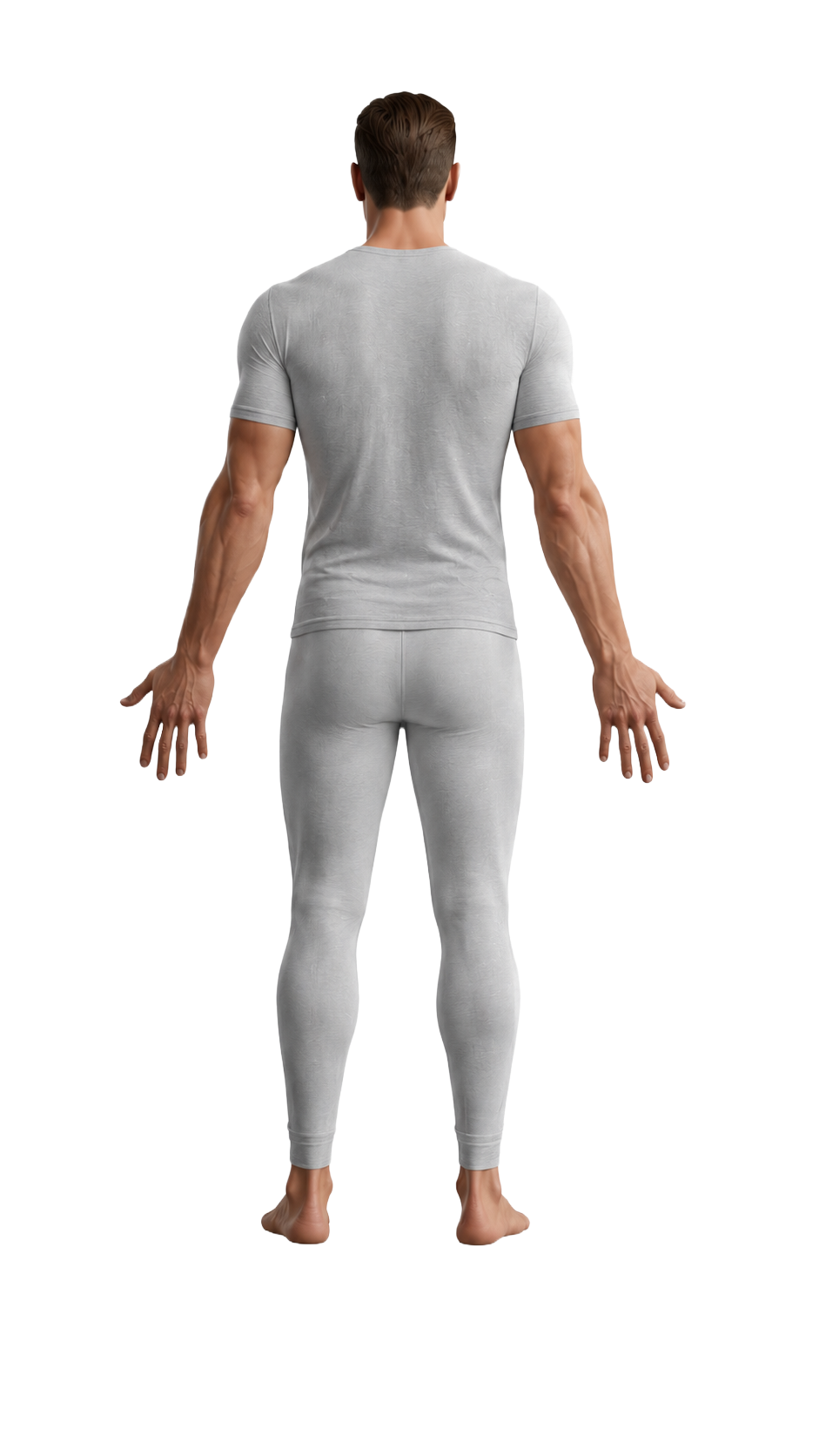 Back view body map