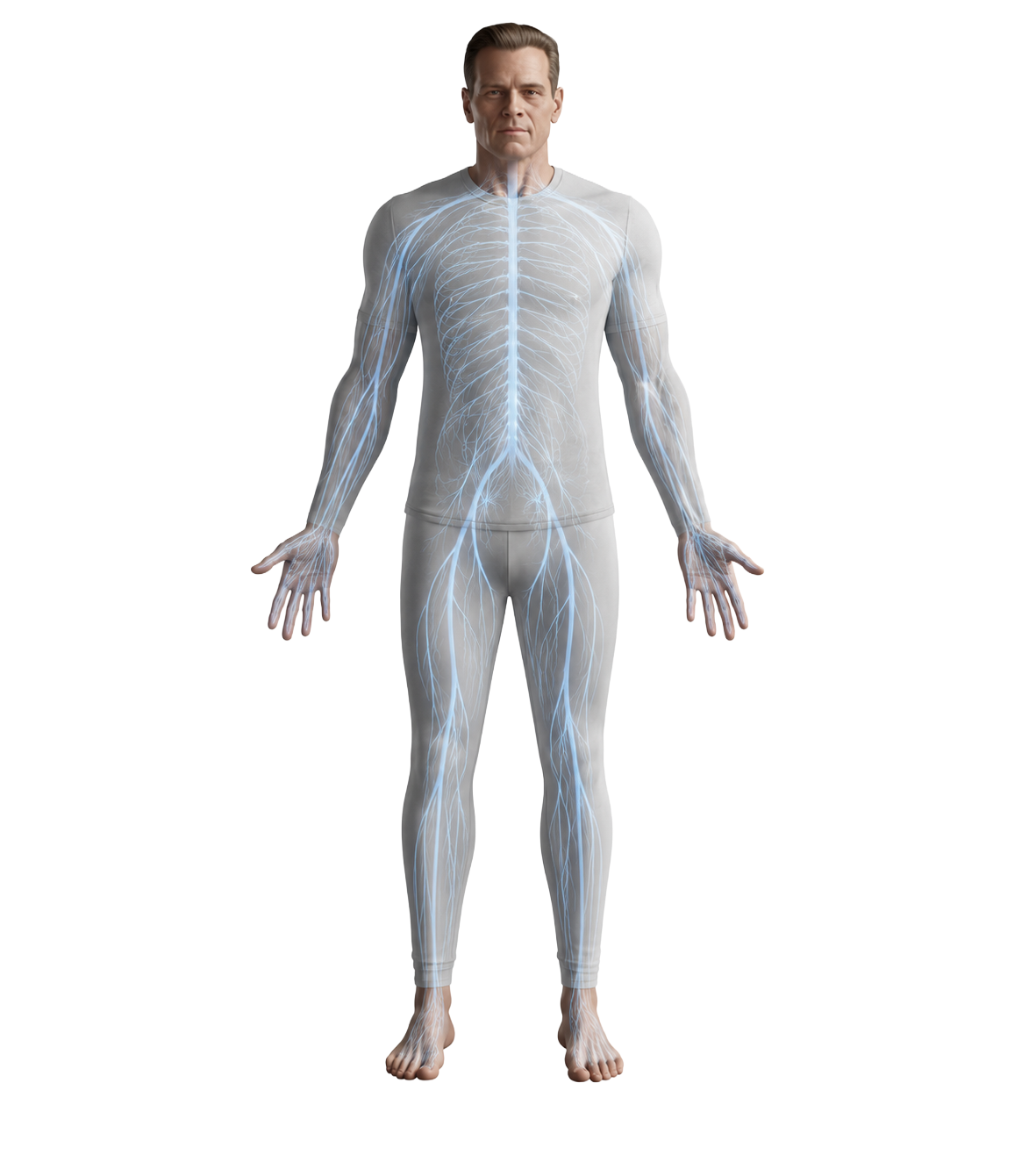 Nerve system body map